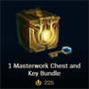 1 Masterwork Chest and Key Bundle