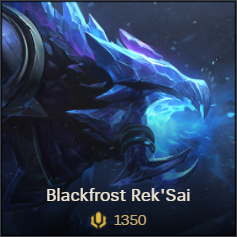 Blackfrost RekSai