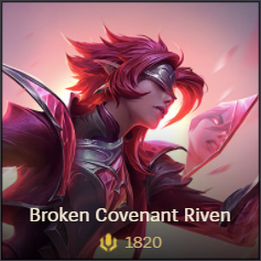 Broken Covenant Riven