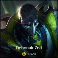 Debonair Zed