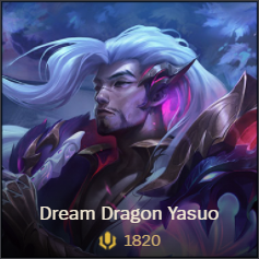 Dream Dragon Yasuo