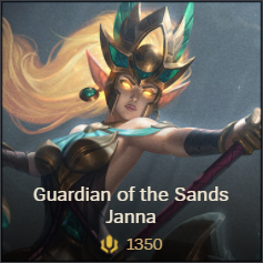 Guardian of the Sands Janna