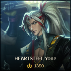 HEARTSTEEL Yone