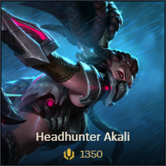 Headhunter Akali