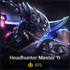 Headhunter Master Yi