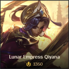 Lunar Empress Qiyana