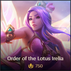 Order of the Lotus Irelia