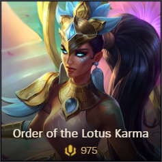 Order of the Lotus Karma