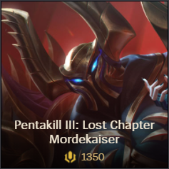 Pentakill III Lost Chapter Mordekaiser