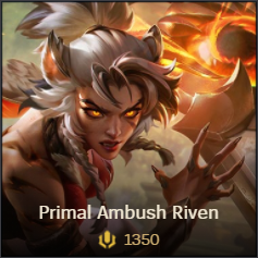 Primal Ambush Riven