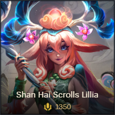 Shan Hai Scrolls Lillia