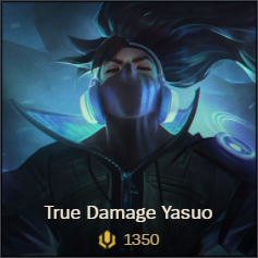 True Damage Yasuo