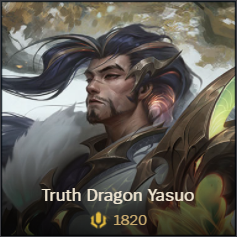 Truth Dragon Yasuo